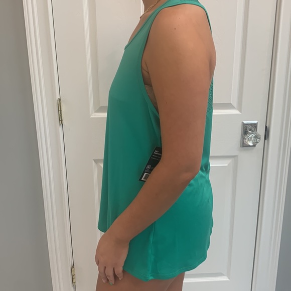 NWT Jockey Teal Racerback Moisture-Wicking Tank Size L - Picture 2 of 7